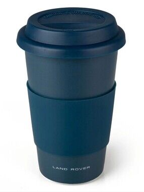 Land ROVER Matte Ceramic Travel Mug - Navy Blue